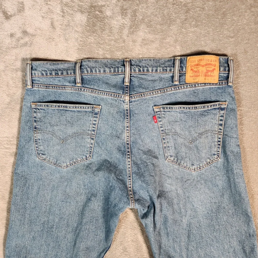 Levi's 505 Jeans‎ Men's 40X29 Blue Light Wash Straight Leg